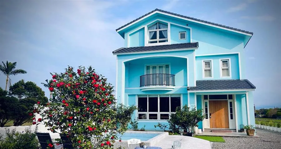 安農Blue House｜外觀、戶外庭園